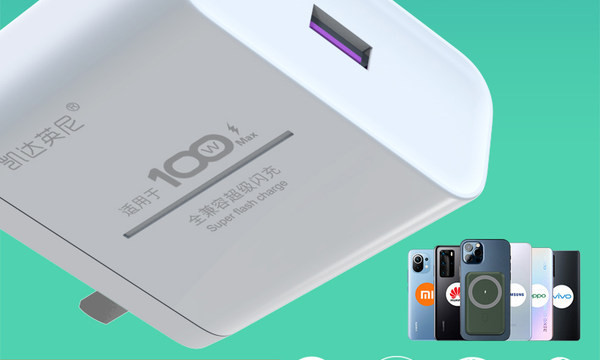 Универсално мрежово зарядно с функция бързо зареждане