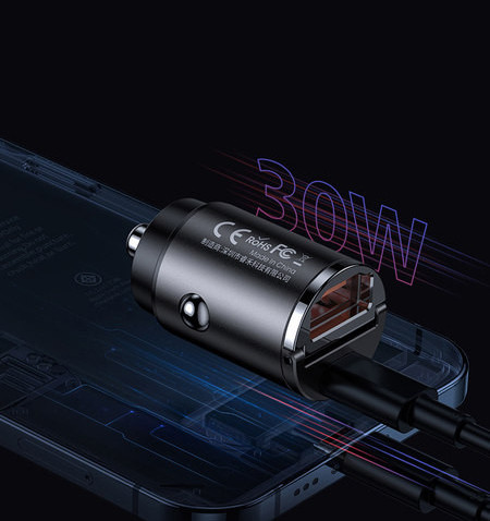 Зарядно за кола подходящо за телефон и таблет с 2 USB порта