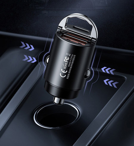 Зарядно за кола подходящо за телефон и таблет с 2 USB порта