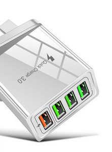 Hálózati töltő 4 USB porttal mobiltelefonhoz