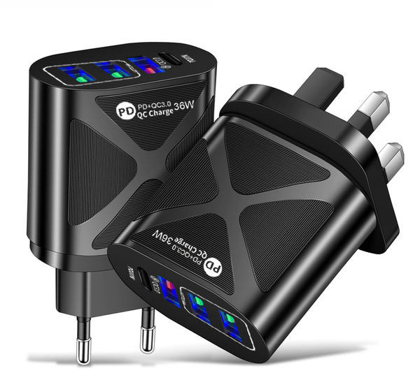 Мрежово зарядно устройство за бързо зареждане