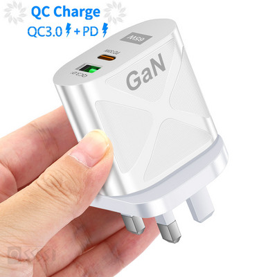 QC3.0 Φορτιστής / προσαρμογέας κινητού τηλεφώνου