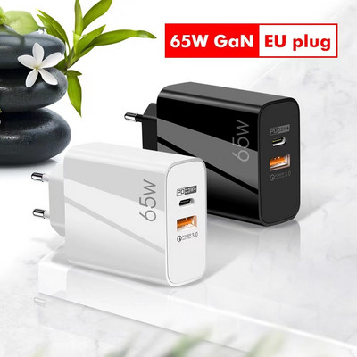 Hálózati töltő a gyorstöltéshez két USB porttal