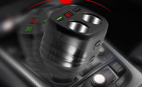 USB multifunkcionalni auto punjač - brzo punjenje