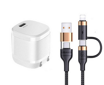 Φορτιστής με θύρα USB - Αντάπτορας κινητού τηλεφώνου