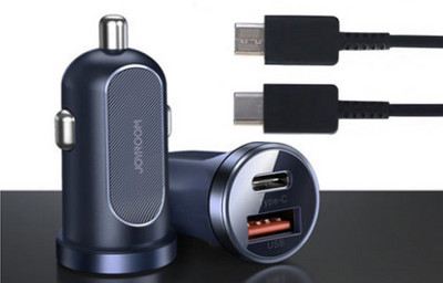 Φορτιστής αυτοκινήτου με 2 θύρες USB για γρήγορη φόρτιση