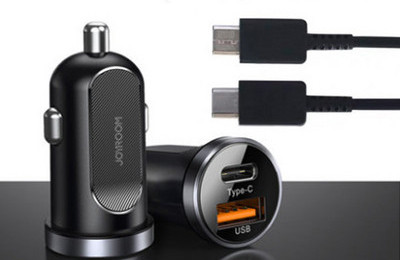 Φορτιστής αυτοκινήτου με 2 θύρες USB για γρήγορη φόρτιση