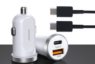 Φορτιστής αυτοκινήτου με 2 θύρες USB για γρήγορη φόρτιση