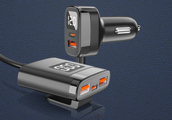 Universal φορτιστής αυτοκινήτου με θύρα USB για φορητές συσκευές