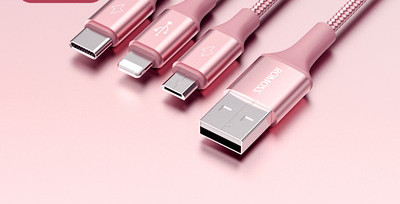 Cablu pentru incarcare rapida cu USB - Type c, Lightning, Micro