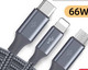 Кабел за бързо зареждане с USB - Type c,Lightning,Micro