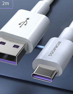 Universaalne USB-tüüpi C-kaabel mobiiltelefoni ja andmeedastuseks