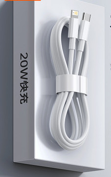 Бързозареждащ се кабел USB - C + Lightning