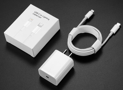 Καλώδιο USB υψηλής ταχύτητας - C + Lightning