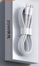 Бързозареждащ се кабел USB - C + Lightning