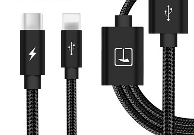 Καλώδιο USB για μεταφορά δεδομένων και φόρτιση 3 σε 1