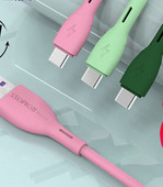Καλώδιο USB σιλικόνης Type -c για γρήγορη φόρτιση