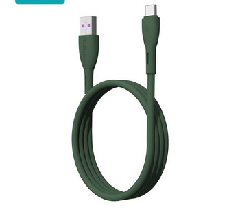 Силиконов USB кабел  Type -c за бързо зареждане