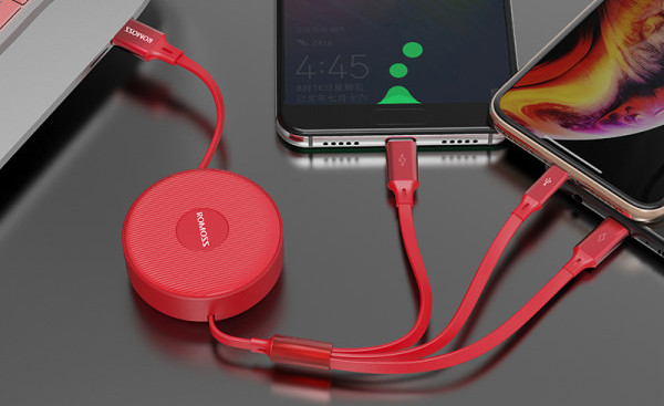 USB kabel sa samonamotavanjem - Type c, Lightning, Micro