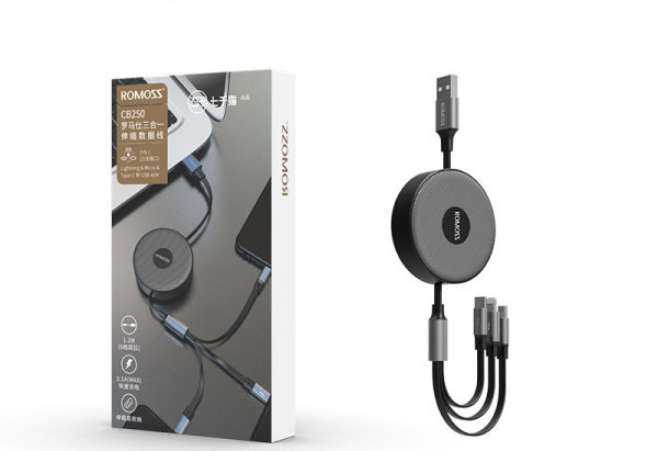 USB kabel sa samonamotavanjem - Type c, Lightning, Micro