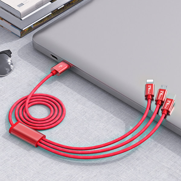 Καλώδιο δεδομένων και φόρτιση τηλεφώνου 3 σε 1