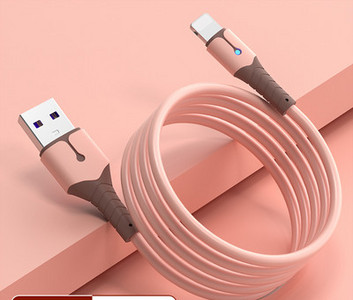 Καλώδιο δεδομένων Apple σιλικόνης και γρήγορη φόρτιση κατάλληλο για iPhone