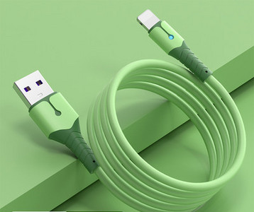 Καλώδιο δεδομένων Apple σιλικόνης και γρήγορη φόρτιση κατάλληλο για iPhone