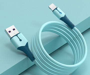 Καλώδιο δεδομένων Apple σιλικόνης και γρήγορη φόρτιση κατάλληλο για iPhone