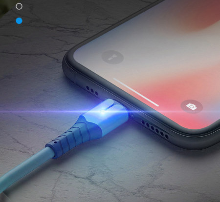 Силиконов Apple кабел за данни и бързо зареждане  подходящ за iPhone