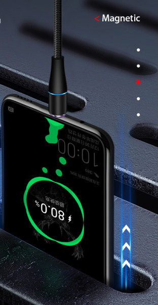 Magnētiskais kabelis ar maināmiem spailēm