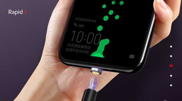 Magnētiskais kabelis ar maināmiem spailēm