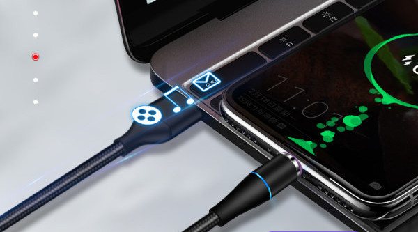 Magnētiskais kabelis ar maināmiem spailēm