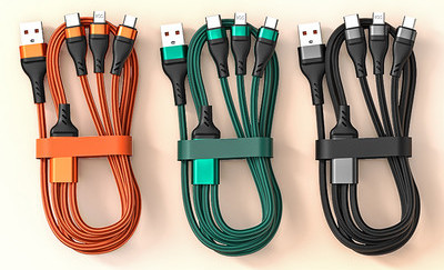 3в1 кабел за зареждане и пренос на данни за мобилно устройство