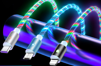 Καλώδιο USB για γρήγορη φόρτιση - Τύπος c, Lightning, Micro