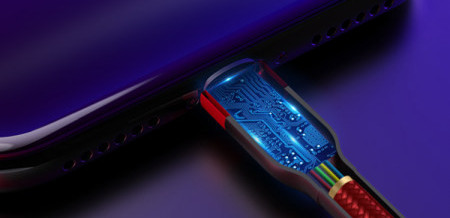 Кабел за пренос на данни или зареждане на мобилен телефон за iPhone