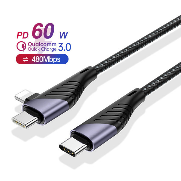 Tip c + Lightning kabel za brzo punjenje