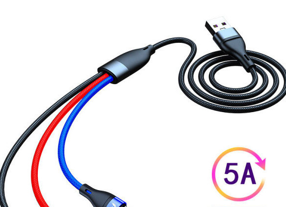 Cablu USB 3in1 pentru incarcare rapida - Tip c, Lightning, Micro