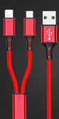 Cablu universal pentru încărcarea unui dispozitiv mobil - Micro USB, Type C, Lightning