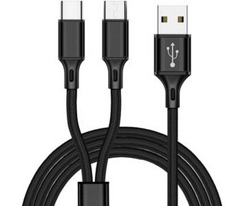 Cablu universal pentru încărcarea unui dispozitiv mobil - Micro USB, Type C, Lightning