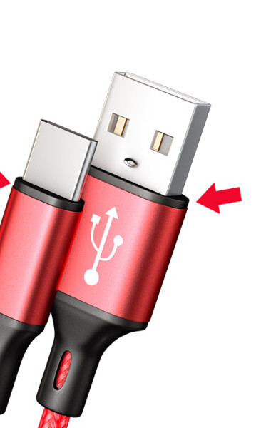 Универсален кабел за зареждане на мобилно устройство-Micro USB, Type C, Lightning