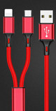 Универсален кабел за зареждане на мобилно устройство-Micro USB, Type C, Lightning