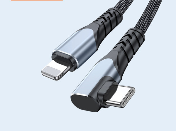 Uzlādes kabelis C tips + Lightning