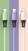Szilikon USB kábel Lightning