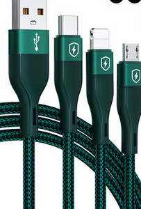 3 az 1-ben kábel adatátvitelhez és gyorstöltéshez USB Type-C