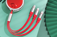 Univerzális USB-kábel a gyorstöltéshez - C típusú, Lightning, Micro