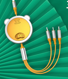 Univerzális USB-kábel a gyorstöltéshez - C típusú, Lightning, Micro