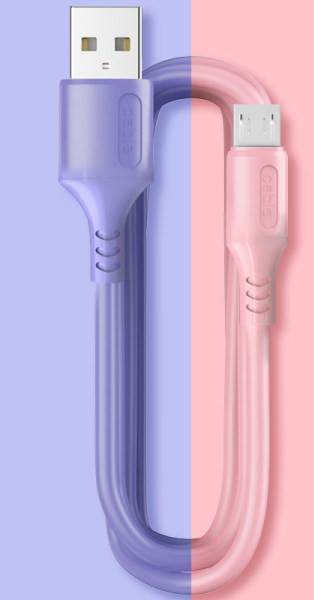 Silikonski USB mikro kabel za punjenje