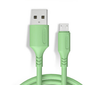 Szilikon USB mikro töltőkábel