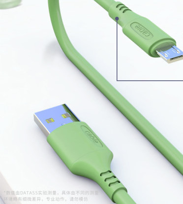 Silikonski USB mikro kabel za punjenje