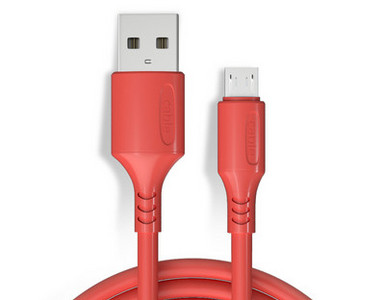 Szilikon USB mikro töltőkábel